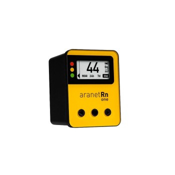 Aranet Radon One Sensor TDSPSRH4.0BY, Bluetooth, Tasten, Gelb
