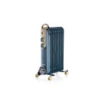 Ariete Radiateur à bain d’huile Ligne vintage ARI-838BL, Bleu, 2000 W