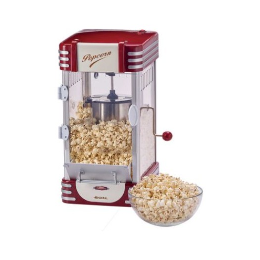 Ariete Machine à popcorn Vintage XL Rouge/Blanc