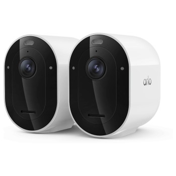 Arlo VMC4270P IP Kamera 2er Set, Arlo Pro 6 2K Securety Kamera weiss