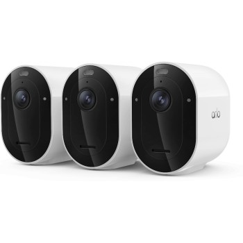 Arlo VMC4370P IP Kamera 3er Set, Arlo Pro 6 2K Securety Kamera weiss