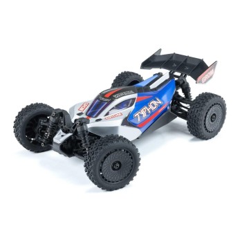 Arrma Buggy Typhon Grom Mega 380 Bleu, RTR, 1:18