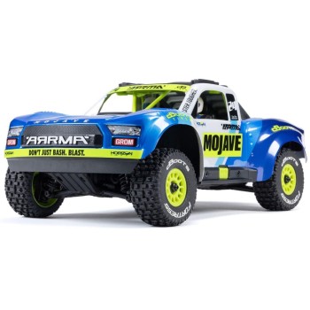 Arrma Camion del deserto Mojave Grom Mega 380 Bleu, RTR, 1:18