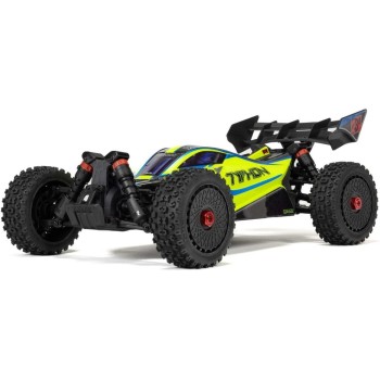 Arrma Buggy TYPHON BLX 223S jaune ARTR, 1:8