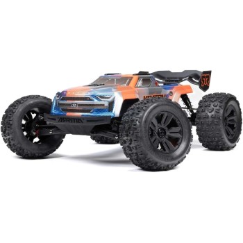 Arrma Monster Truck Kraton BLX6S, bleu/orange ARTR, 1:8