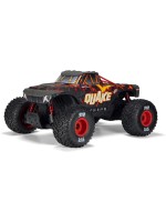 Monster Truck ARRMA QUAKE 4S DSC 4x4 RTR Brushless, noir/rouge, échelle 1:8
