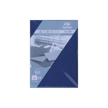 Artoz Couvert 1001 C5, 100 gm2, Classic blue, 5 Blatt