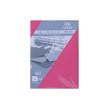 Artoz Couvert 1001 C5, 100 gm2, fuchsia, 5 Blatt