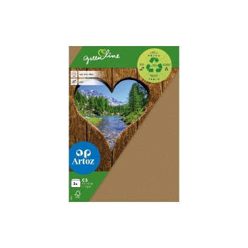 Artoz Couvert Green Line C5, 104gm2, Braun, 5 Stück Artoz Couvert Green Line C5, 104gm2, Braun, 5 Stück