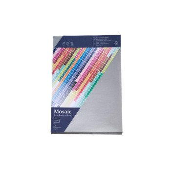 Artoz Couvert Mosaic C5, 90 gm2, silver, 20  Stück, FSC