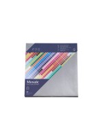 Artoz Enveloppe Mosaic 16 x 16 cm, 20 pièces, Argenté