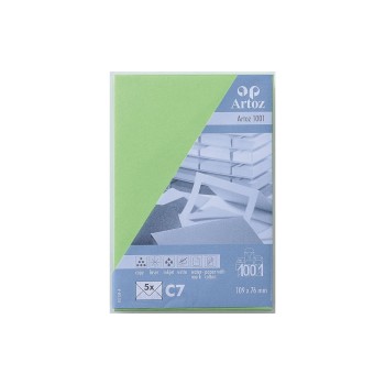 Artoz Couvert C7 birkengrün, 100 gm2, 5 Stück