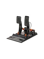 Asetek SimSports Invicta Accelerator and, Aluminium Schwarz Orange