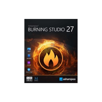 Ashampoo Burning Studio 27 ESD, version complète, 1 PC Ashampoo Burning Studio 27 ESD, version complète, 1 PC