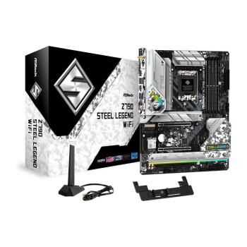 ASRock Z790 STEEL LEGEND WIFI, ATX, Intel Z790, LGA1700, 4x DDR5 ASRock Z790 STEEL LEGEND WIFI, ATX, Intel Z790, LGA1700, 4x DDR5