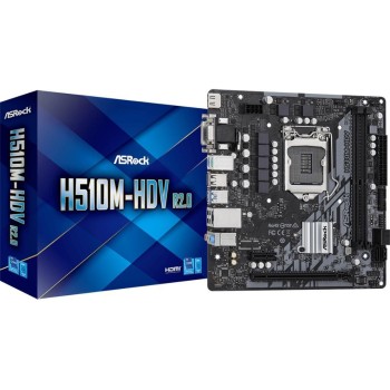 ASRock H510M-HDV/M.2 SE, mATX, LGA1200, Intel H510, 2x DDR4, PCI-E 4.0 ASRock H510M-HDV/M.2 SE, mATX, LGA1200, Intel H510, 2x DDR4, PCI-E 4.0