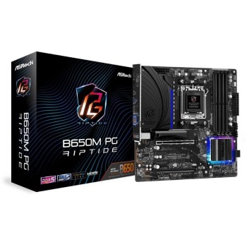 ASRock B650M PG RIPTIDE, mATX, AM5, AMD B650, 4x DDR5 ASRock B650M PG RIPTIDE, mATX, AM5, AMD B650, 4x DDR5