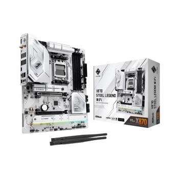 ASRock X870 STEEL LEGEND WIFI, ATX, AM5, AMD X870, AM5, 4x DDR5, 1x PCI-E 5.0 ASRock X870 STEEL LEGEND WIFI, ATX, AM5, AMD X870, AM5, 4x DDR5, 1x PCI-E 5.0