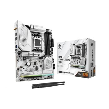 ASRock B850 STEEL LEGEND WIFI, ATX, AM5, AMD B850, AM5, 4x DDR5, PCIe 5.0 ASRock B850 STEEL LEGEND WIFI, ATX, AM5, AMD B850, AM5, 4x DDR5, PCIe 5.0