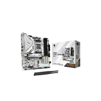 ASRock B850M STEEL LEGEND WIFI, mATX, AM5, AMD B850, AM5, 4x DDR5, PCIe 5.0 ASRock B850M STEEL LEGEND WIFI, mATX, AM5, AMD B850, AM5, 4x DDR5, PCIe 5.0