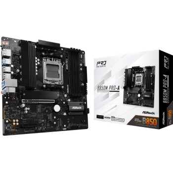 ASRock B850M PRO-A, mATX, AM5, AMD B850, AM5, 4x DDR5, PCIe 5.0 ASRock B850M PRO-A, mATX, AM5, AMD B850, AM5, 4x DDR5, PCIe 5.0