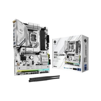 ASRock B860 STEEL LEGEND WIFI, ATX, LGA1851, Intel B860, LGA1851, 4x DDR5, PCIe 5.0 ASRock B860 STEEL LEGEND WIFI, ATX, LGA1851, Intel B860, LGA1851, 4x DDR5, PCIe 5.0