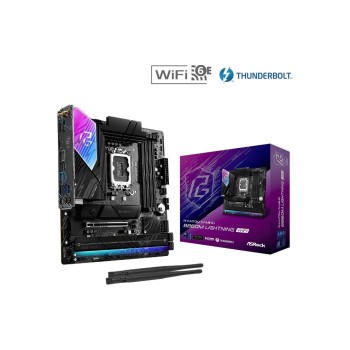 ASRock B860M LIGHTNING WIFI, mATX, LGA1851, Intel B860, LGA1851, 4x DDR5, PCIe 5.0 ASRock B860M LIGHTNING WIFI, mATX, LGA1851, Intel B860, LGA1851, 4x DDR5, PCIe 5.0