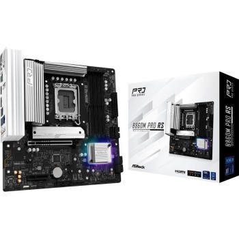 ASRock B860M PRO RS, mATX, LGA1851, Intel B860, LGA1851, 4x DDR5, PCIe 5.0 ASRock B860M PRO RS, mATX, LGA1851, Intel B860, LGA1851, 4x DDR5, PCIe 5.0