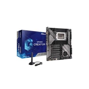 ASRock WRX80 CREATOR R2.0, E-ATX, sWRX8, AMD WRX80, sWRX8, 8x DDR4, 7x PCIe 4.0 ASRock WRX80 CREATOR R2.0, E-ATX, sWRX8, AMD WRX80, sWRX8, 8x DDR4, 7x PCIe 4.0