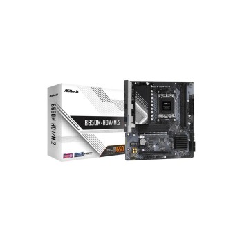 ASRock B650M-HDV/M.2, µATX, AM5, AMD B650, AM5, 2x DDR5, PCIe 4.0 ASRock B650M-HDV/M.2, µATX, AM5, AMD B650, AM5, 2x DDR5, PCIe 4.0