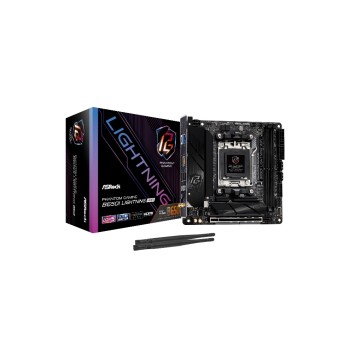 ASRock B650I LIGHTNING WIFI, mITX, AM5, AMD B650, AM5, 2x DDR5, PCIe 4.0 ASRock B650I LIGHTNING WIFI, mITX, AM5, AMD B650, AM5, 2x DDR5, PCIe 4.0