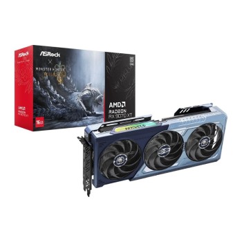 ASRock AMD Radeon RX 9070 XT Monster Hunter Wilds Edition 16GB