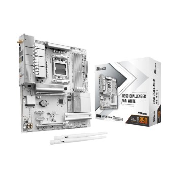 ASRock B850M CHALLENGER WIFI WH, mATX, AM5, AMD B850, AM5, 4x DDR5, PCIe 5.0