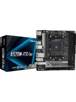 ASRock A520M-ITX/AC, mATX, AM4, AMD B550, 2x DDR4, PCIe 3.0