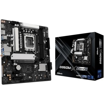 ASRock B860M-X GEN5, mATX, LGA1851, Intel B860, LGA1851, 2x DDR5, PCIe 5.0