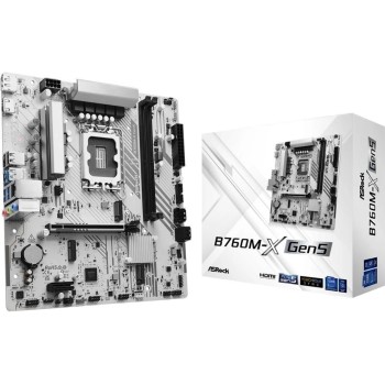 ASRock B760M-X GEN5, mATX, LGA1851, Intel B760, LGA1851, 2x DDR5, PCIe 5.0