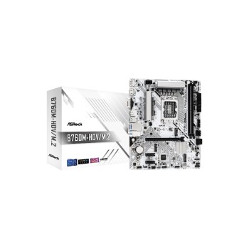 ASRock B760M-HDV/M.2, mATX, LGA1851, Intel B760, LGA1851, 2x DDR5, PCIe 4.0