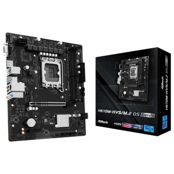 ASRock H610M-HVS/M.2 D5 G5, mATX, LGA1700, Intel H610, LGA1700, 2x DDR5, PCIe 5.0