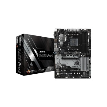 ASRock B450 PRO4 R2.0, ATX, AM4, AMD B450, 4x DDR4, PCI-E 3.0 ASRock B450 PRO4 R2.0, ATX, AM4, AMD B450, 4x DDR4, PCI-E 3.0