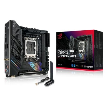 ASUS ROG STRIX B760-I GAMING WIFI, miniITX, LGA1700, 2x DDR5, PCI-E 5.0, HDMI, DP ASUS ROG STRIX B760-I GAMING WIFI, miniITX, LGA1700, 2x DDR5, PCI-E 5.0, HDMI, DP