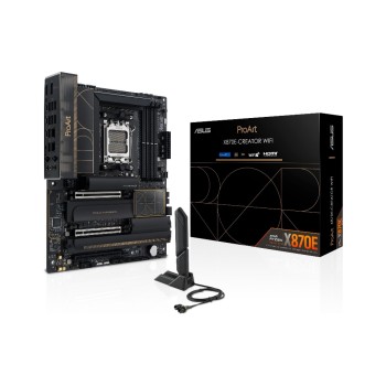 ASUS ProArt X870E-CREATOR WIFI, ATX, AM5, AMD X870E, 4x DDR5, PCI-E 5.0 ASUS ProArt X870E-CREATOR WIFI, ATX, AM5, AMD X870E, 4x DDR5, PCI-E 5.0