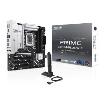 ASUS PRIME Z890M-PLUS WIFI, LGA1851, mATX, Intel Z890, 4x DDR5, PCI-E 5.0 ASUS PRIME Z890M-PLUS WIFI, LGA1851, mATX, Intel Z890, 4x DDR5, PCI-E 5.0