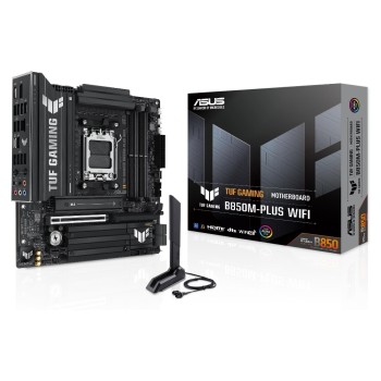 ASUS TUF GAMING B850M-PLUS WIFI, mATX, AM5, AMD B850 ASUS TUF GAMING B850M-PLUS WIFI, mATX, AM5, AMD B850