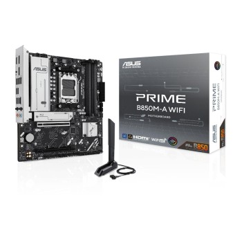 ASUS PRIME B850M-A WIFI, mATX, AM5, AMD B850, 4x DDR5, PCIe 5.0, WIFI6E ASUS PRIME B850M-A WIFI, mATX, AM5, AMD B850, 4x DDR5, PCIe 5.0, WIFI6E
