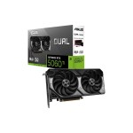 ASUS DUAL RTX5060TI 8G, GDDR7, GeForce RTX5060Ti, 3x DP, 1x HDMI