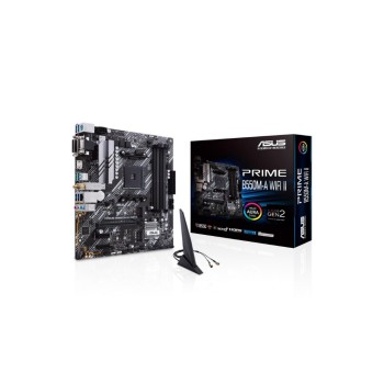 ASUS PRIME B550M-A WIFI II, mATX, AM4, AMD B550, 4x DDR4, PCIe 4.0 ASUS PRIME B550M-A WIFI II, mATX, AM4, AMD B550, 4x DDR4, PCIe 4.0