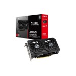 ASUS Dual Radeon RX 9060 XT 8G, AMD Radeon RX9060 XT, 1x HDMI, 2x DP