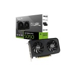 ASUS DUAL RTX5050 O8G, GDDR6, GeForce RTX5050, 3x DP, 1x HDMI