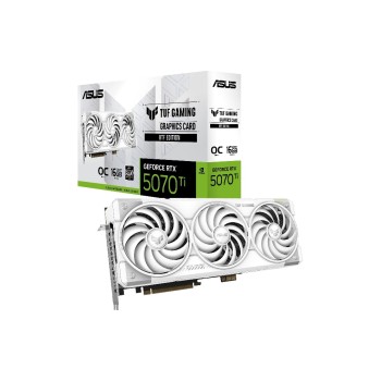 ASUS Carte graphique TUF GeForce RTX5070TI 16G BTF Blanc
