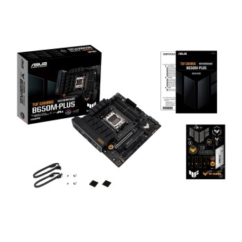 ASUS TUF GAMING B650M-PLUS, mATX, AM5, AMD B650, 4x DDR5, PCIe 4.0 ASUS TUF GAMING B650M-PLUS, mATX, AM5, AMD B650, 4x DDR5, PCIe 4.0